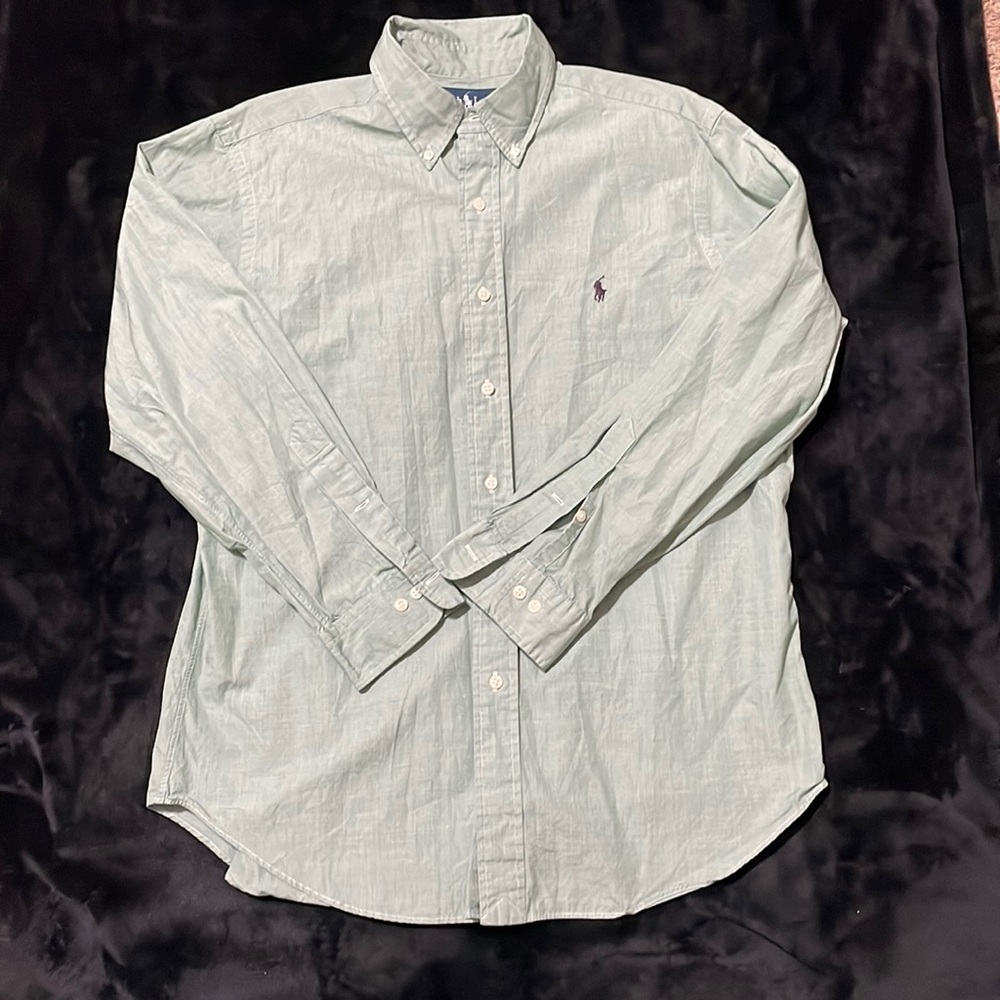 Ralph Lauren Men’s classic fit button front dress shirt